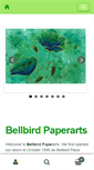 Mobile Screenshot of bellbirdpaperarts.com